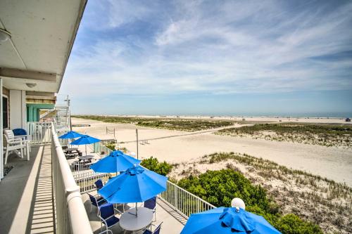 . Walk to Wildwood Beach Oceanfront Condo with View