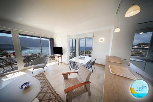 UNE TERRASSE SUR LA MER 3 pers 2 chambres VUE MER - image 5
