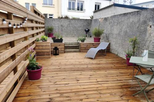 Joli appartement avec jardin-terrasse privé