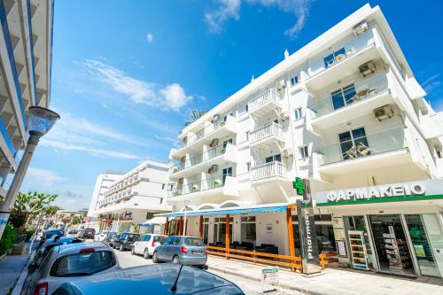 Exterior view, Santa Maria City Hotel in Rhodes