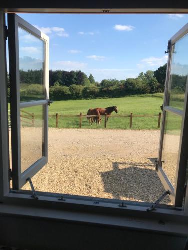 Kilátás, Glebe Barn, Little Glebe Farm in Pilley