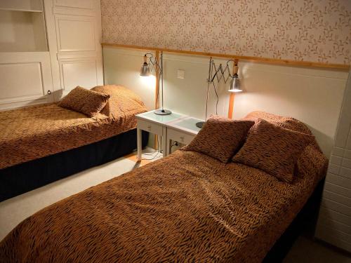 2 twin beds