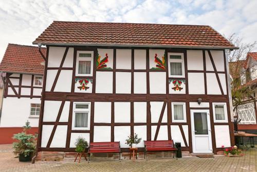 Viesnīcas āriene, Zur Krone - Ferienhaus 1 in Heringen (Werra)