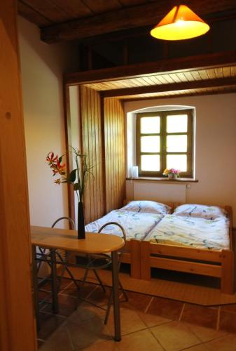 2 double beds, 2 bunk beds