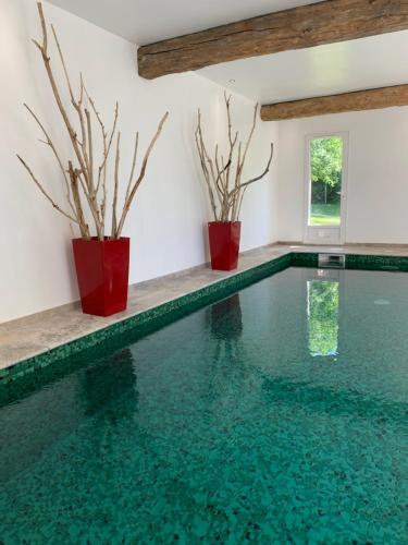 Villas demeure normande piscine chauffee sauna