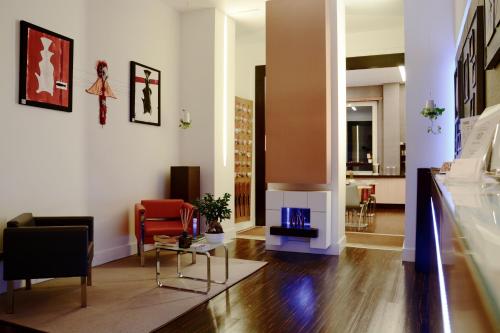 Lobby, Hotel Cimarosa in Naples