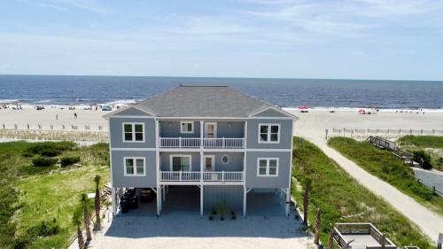 Blue Diamond Oceanfront Private Pool Private Beach Access Holden Beach 