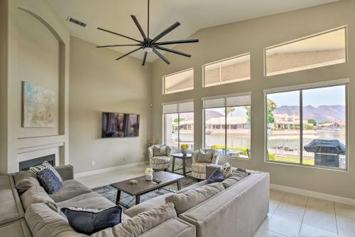 Lakefront Home with Pool Hot Tub and Boat Dock! - main image