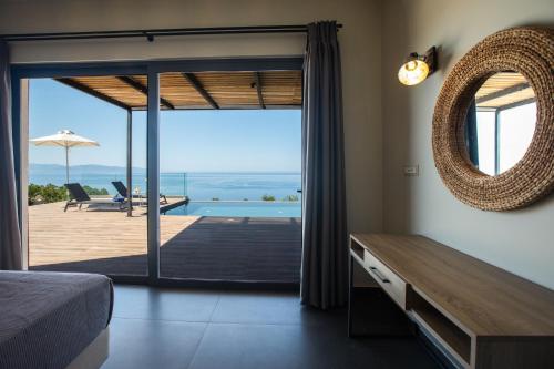 Brand new Villa Lefka with private pool at Platies in Elios Proni