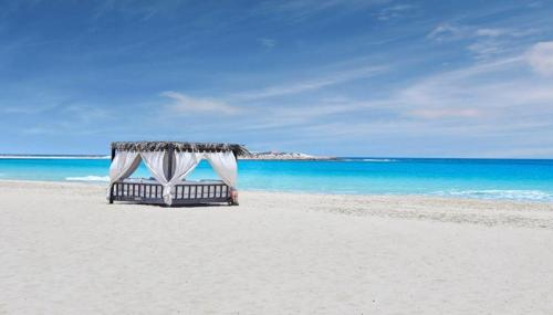 Almaza Bay beach town