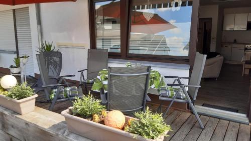Balcony/terrace, Ferienwohnung "kleines gluck" in Winterberg-Niedersfeld in Niedersfeld