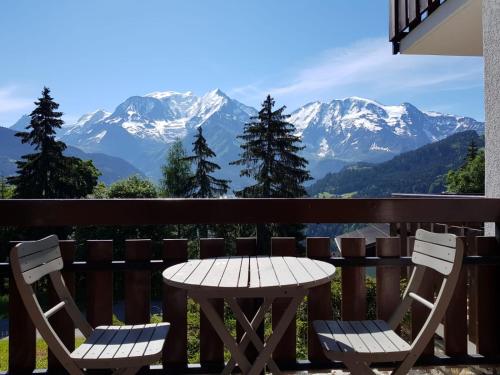 Appartement Saint Gervais les Bains vue imprenable Mont Blanc Saint Gervais Les Bains