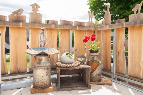 ระเบียง/ชานเรือน, Ferienwohnung Träwa (Ferienwohnung Trawa) in ซัลซ์บาค