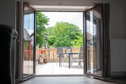 ระเบียง/ชานเรือน, Ferienwohnung Träwa (Ferienwohnung Trawa) in ซัลซ์บาค