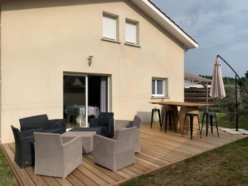 Maison lac SANGUINET 6 personnes gîte à louer Sanguinet