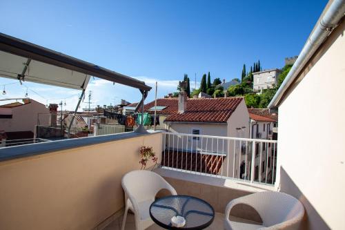 Terraza/balcón, Arcobaleno Apartments in Piran