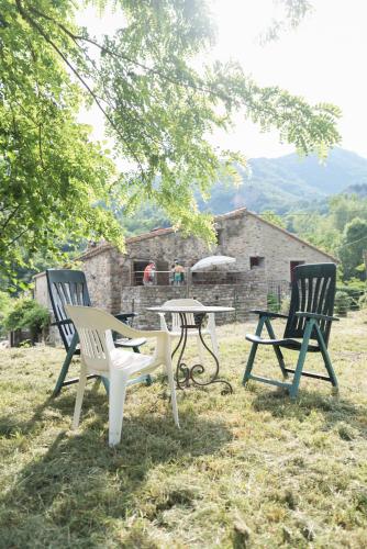 Dārzs, Location Mas avec Piscine Haut Vallespir in Le Tech ciems