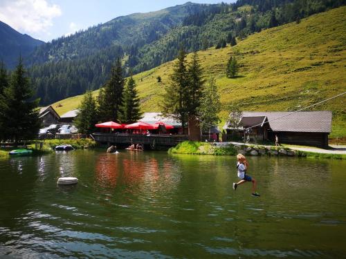 Peldbaseins, Schmiedalm in Haus im Ennštāla