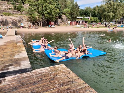 Strand, Solliden Camping in Salo