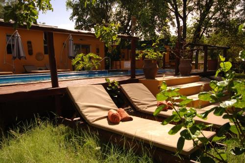 Jardim, Normann Safari Bush Lodge in Parque Nacional Kruger