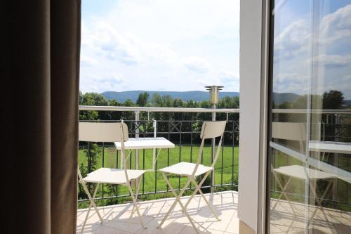 Erkély/terasz, Hofgut Langenborn Wohnen auf Zeit moblierte Apartments Aschaffenburg Alzenau Frankfurt in Blankenbach