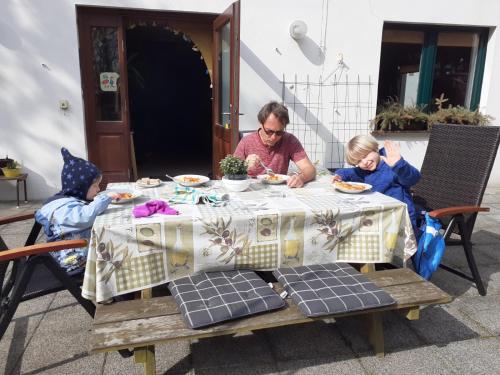 Birkenhof Ashram Familien Blockhütten