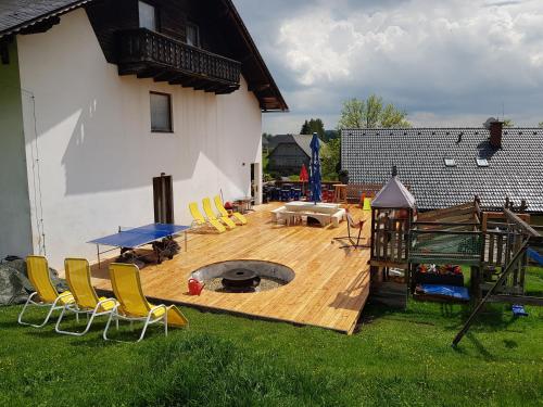 Rõdu/terrass, Ferienhaus Brenner in Sankt Kathrein Am Offenegg