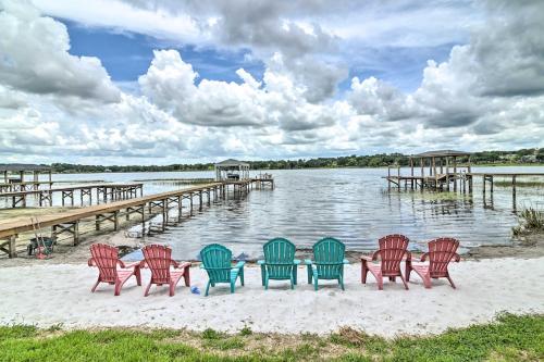 Florida Family Home with Dock on Saw Mill Lake!