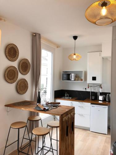 Konyha, Le Tanin -Appartement entier avec Balcon in Saumur