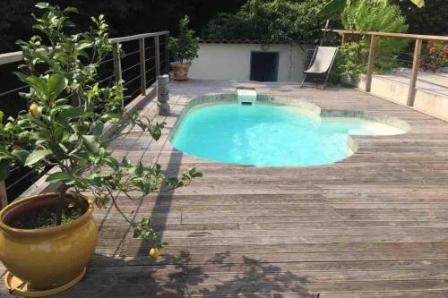 Villa individuelle entre mer et montagne gîte à louer Menton
