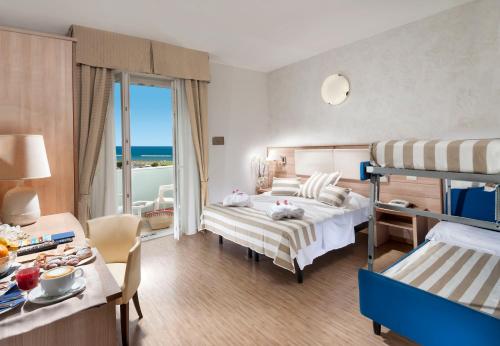 Zimmer, familien, meerblick