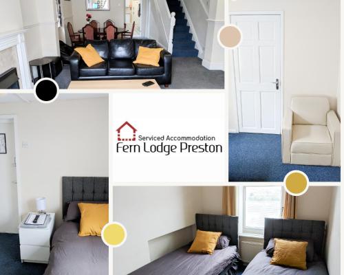 4 Bedroom House At Fern Lodge Preston Serviced Accommodation - Free Wifi & Parking