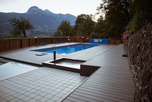 Uitzicht, Campingplatz Mittagsspitze in Triesen