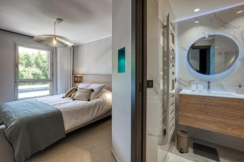 Luxury apartment with balcony, Cannes city center - 화장실
