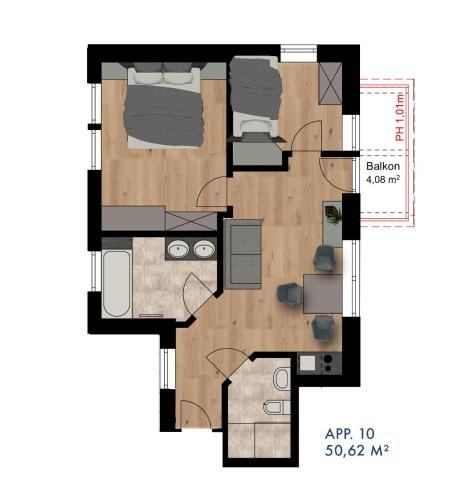 Two-Bedroom Apartment