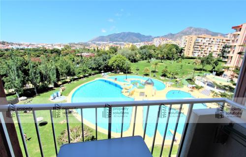 427 Estudio en Júpiter Apartamentos - Vista a la piscina, el mar y las montaña