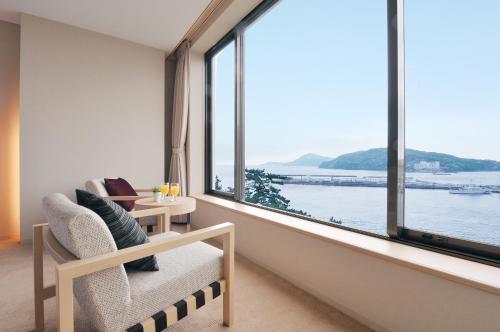 Kilátás, Toba Hotel International in Toba