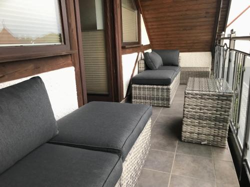 Rõdu/terrass, Ferienwohnung Seitz in Wolframs-Eschenbach