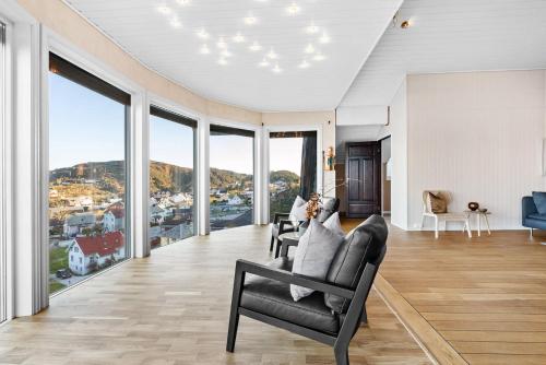 Utsikten in Kalvag
