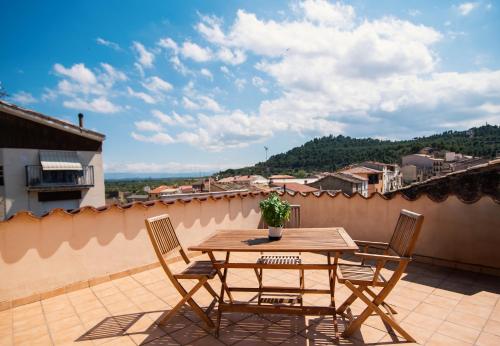 Balcony/terrace, Apartamentos Maribel in Calaceite