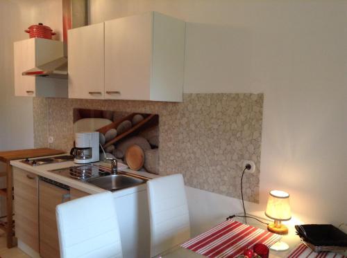 Kitchen, Ferienwohnungen Krakolinig in Techelsberg