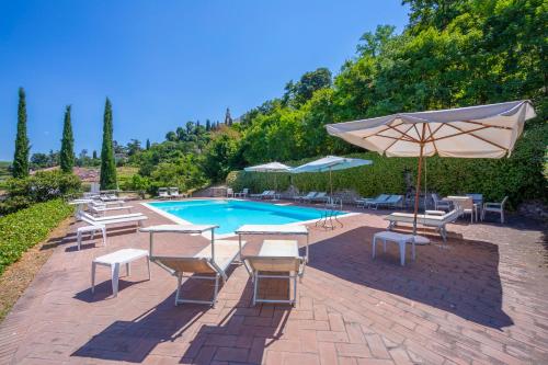 Bazen, Villa Faccioli Bosso with shared pool in Colognola Ai Colli