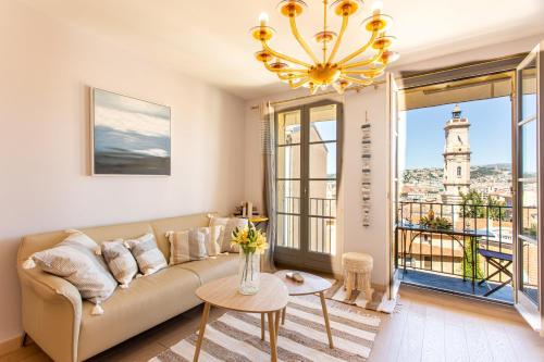 Providence - ELEGANT F3, VUE INCROYABLE, BALCON,ASCENSEUR, WIFI, Nicea (zdjęcie 10)