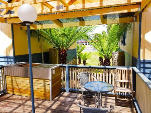 Létesítmények, Strahan Retreat Holiday Park in Strahan