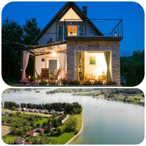 . Vila Kosjenka on lake Sabljaci