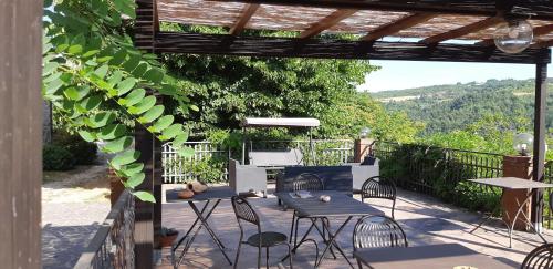 Balcony/terrace, Agriturismo Semidimela in Gubbio