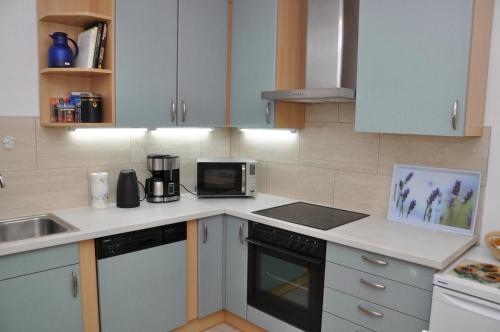 Kitchen, Ferienwohnung Schone Zeit in Darmstadt City Center