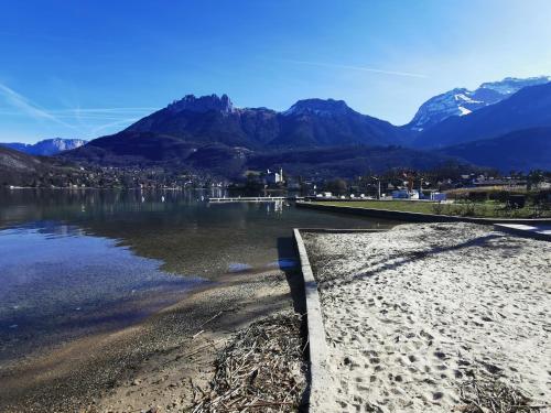 Lac Annecy plage privée, Duplex Baie des voiles