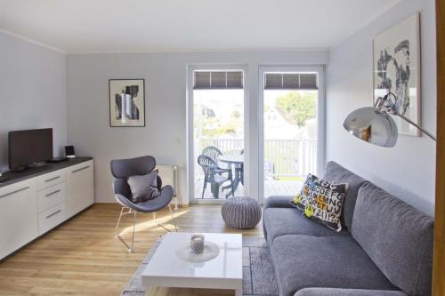 Balkon, gratis Nutzung vom AHOI Erlebnisbad und Sauna in Sellin - Villa Karola FeWo 19, Göhren (fotografie 9)