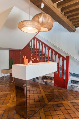Фойє, Hôtel-Spa Ô Rouge - Gevrey-Chambertin - Teritoria (Hotel-Spa O Rouge - Gevrey-Chambertin - Teritoria) in Жеврі-Шамбертон